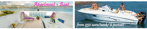 Apartment + Boat Rental Trogir, Okrug Gornji  - 6 persons